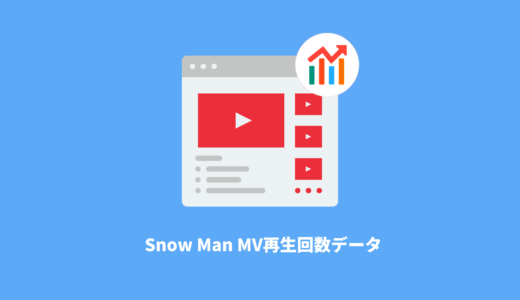 Snow Man MV 再生回数データ